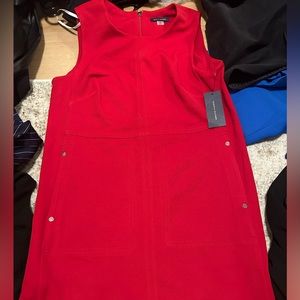 Tommy Hilfiger brand new red sheath dress